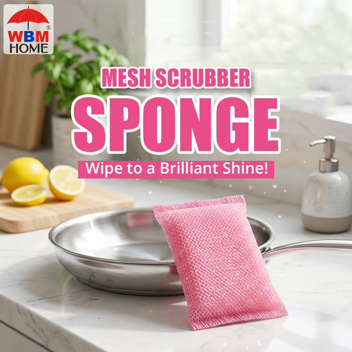 Dish Washing Mesh Sponge - 2 Pcs | WBM Home