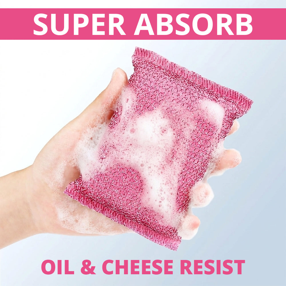 Dish Washing Mesh Sponge - 2 Pcs | WBM Home