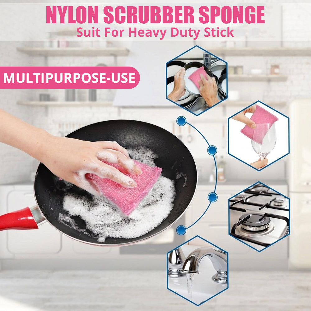 Dish Washing Mesh Sponge - 2 Pcs | WBM Home