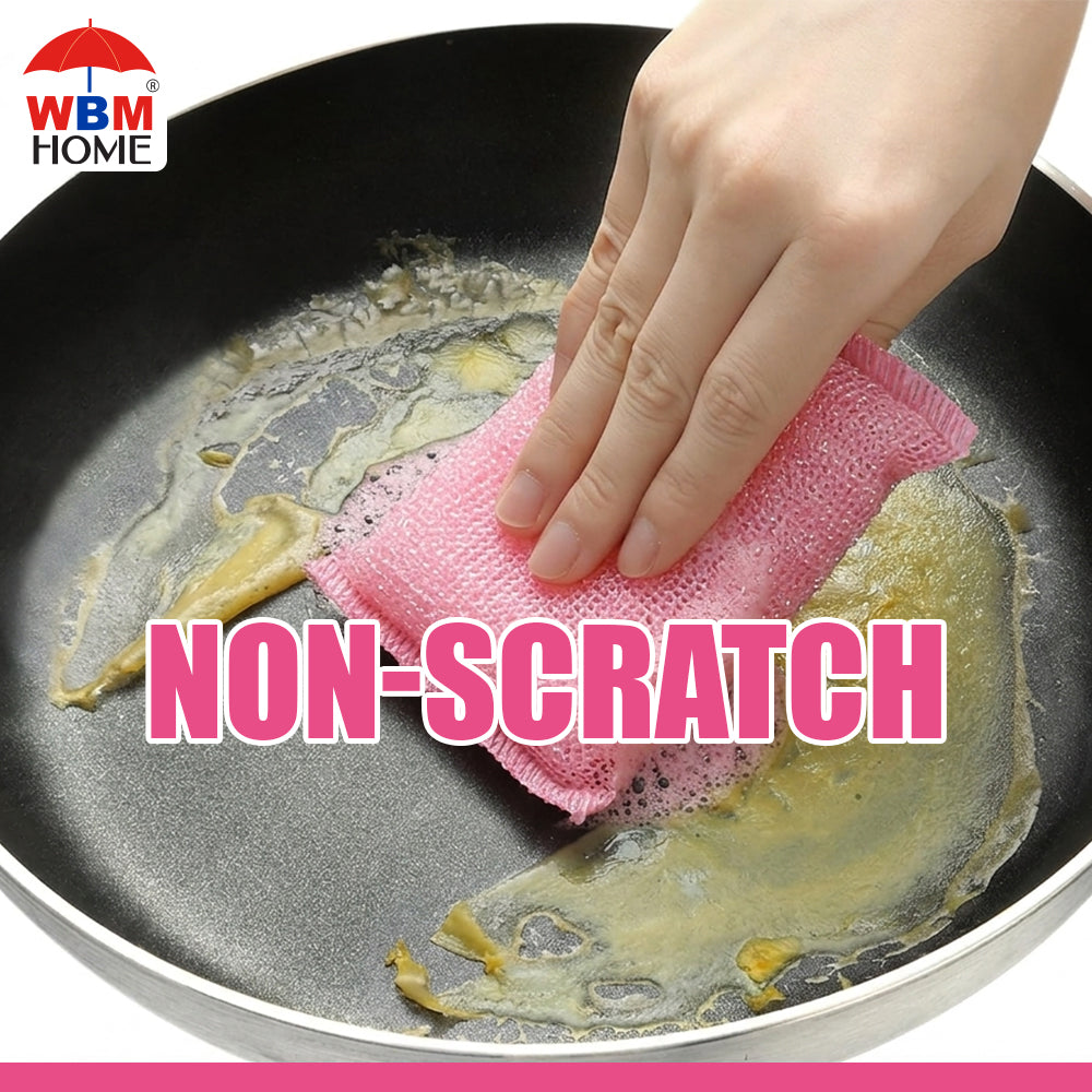 Dish Washing Mesh Sponge - 2 Pcs | WBM Home