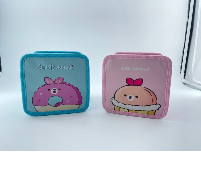 Bunbun Mini Fabric Storage Cube Cute Organizer Box | WBM MART