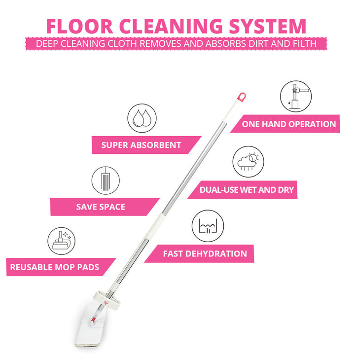 Microfiber Flat Mop | WBM Home