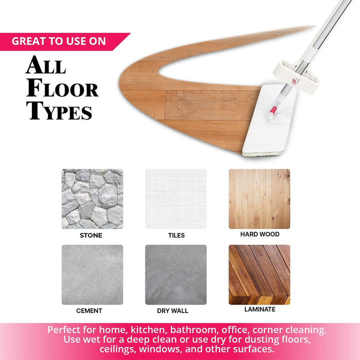 Microfiber Flat Mop | WBM Home