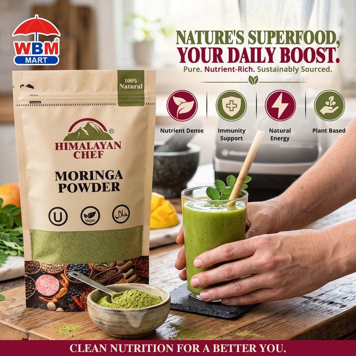 Organic Moringa Powder - 100g | Himalayan Chef