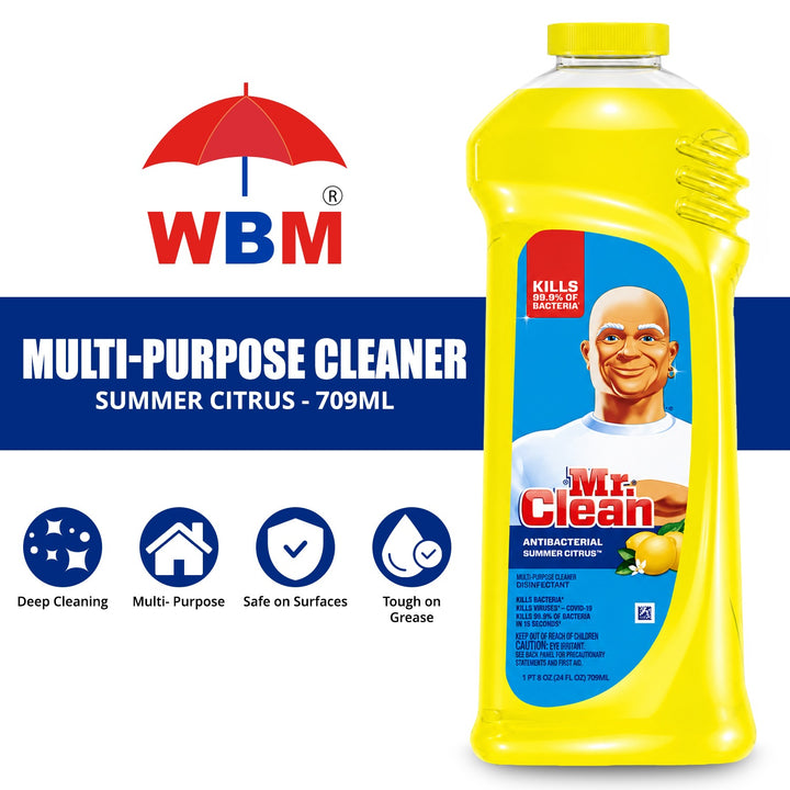 Multi-Purpose Cleaner Summer Citrus - 709ml | Mr. Clean