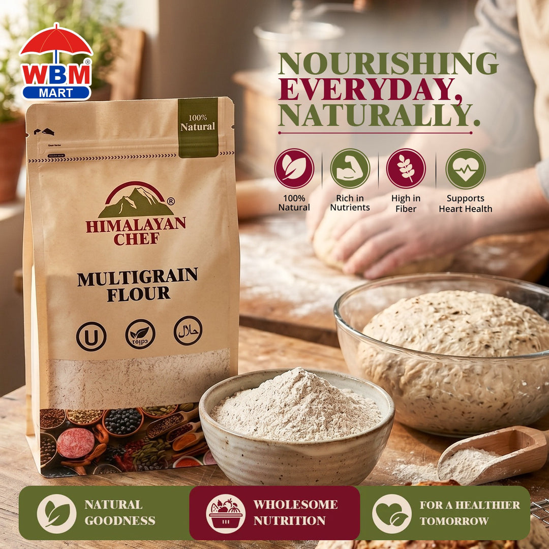 Multigrain Diet Atta - 1.76 lbs (800g) | Himalayan Chef