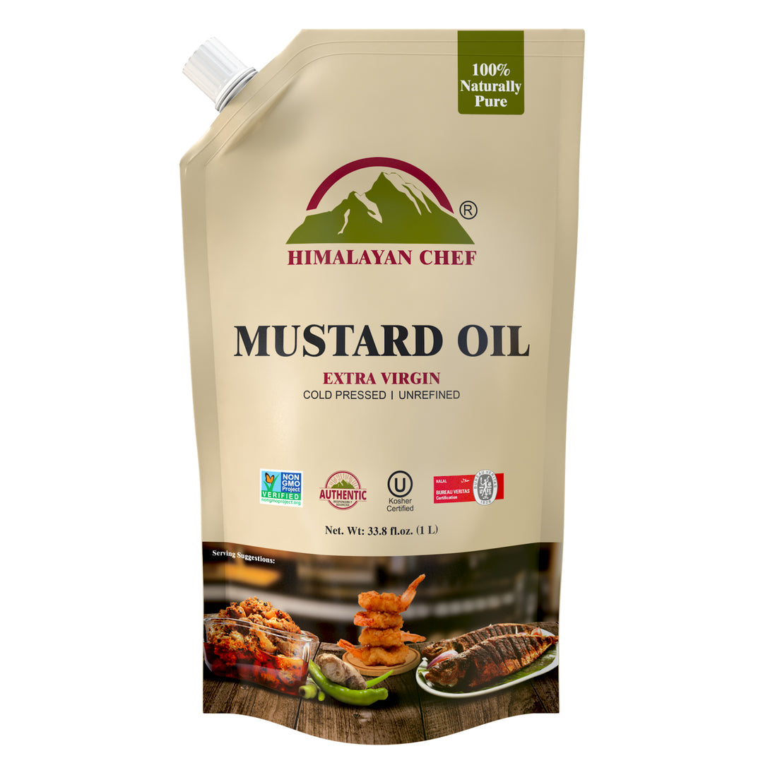 Mustard Oil - 2.2 lbs (1 Ltr) | Himalayan Chef