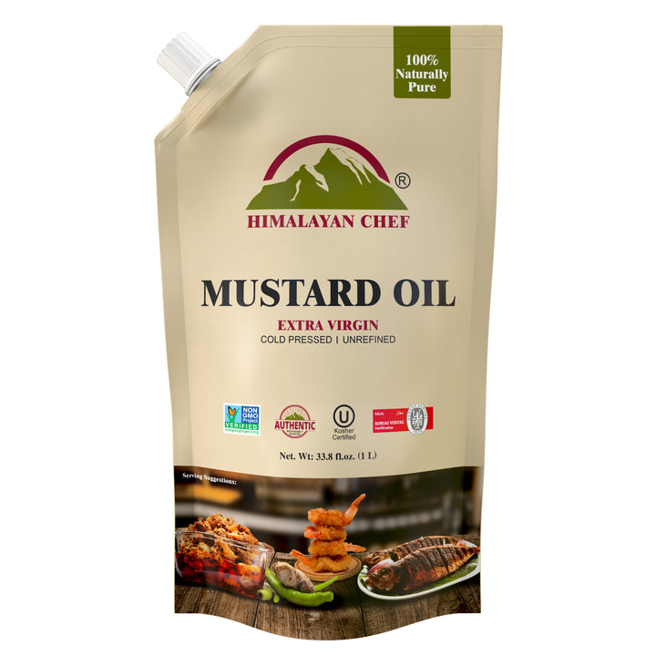 Mustard Oil - 2.2 lbs (1 Ltr) | Himalayan Chef