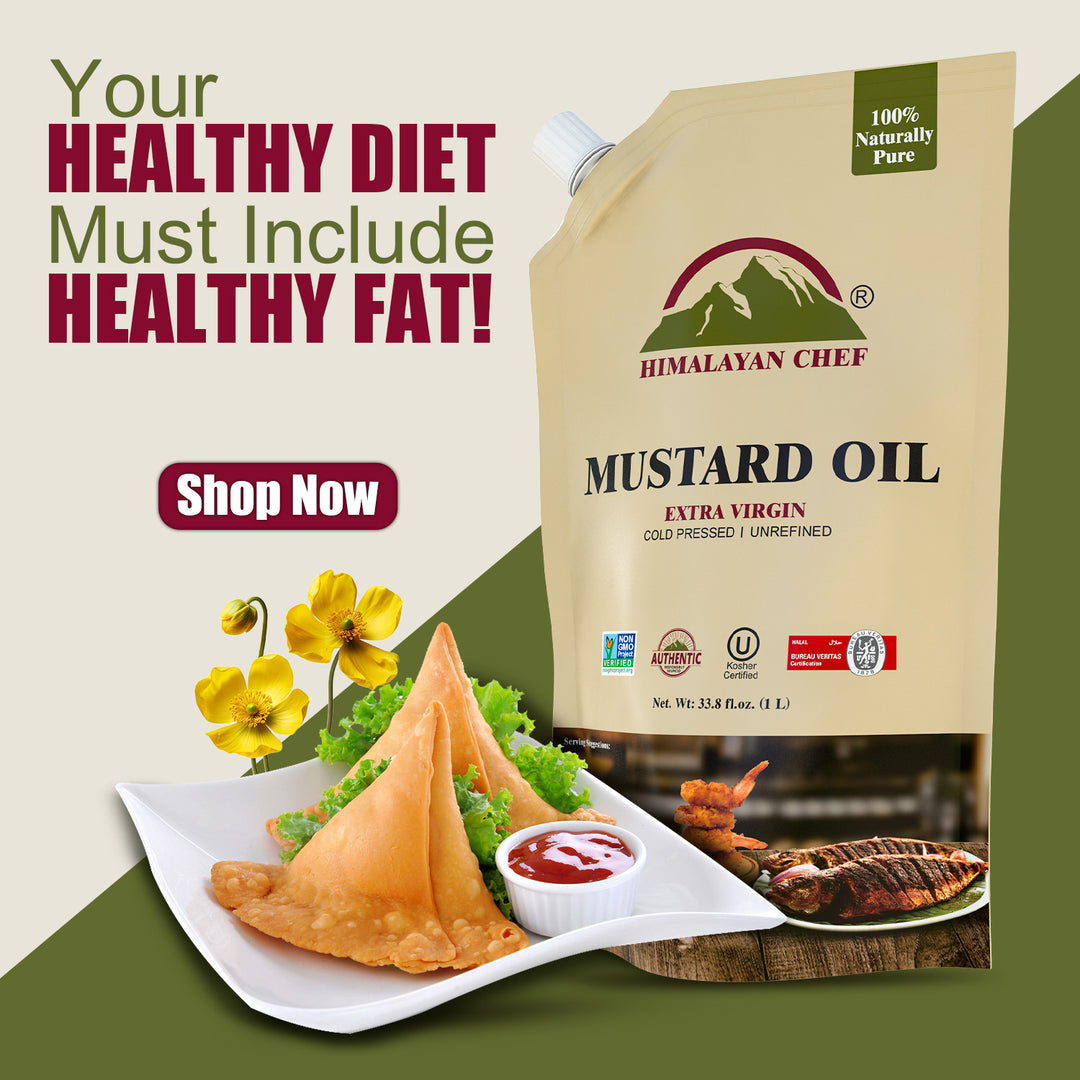 Mustard Oil - 2.2 lbs (1 Ltr) | Himalayan Chef