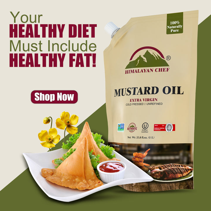 Mustard Oil - 2.2 lbs (1 Ltr) | Himalayan Chef
