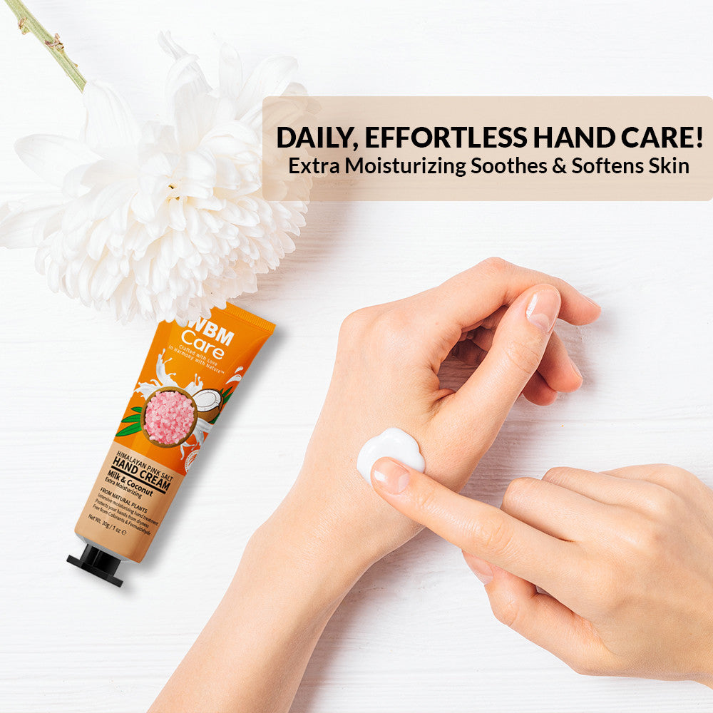 Hand Cream (Milk &amp; Coconut)-30g | Wbm Care