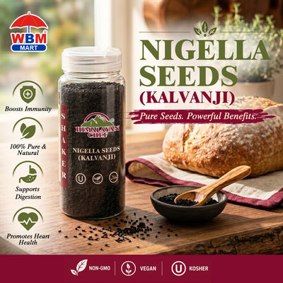Gluten Free Nigella (Kalonji) Plastic Shaker- 0.4 lbs (180g) | Himalayan Chef