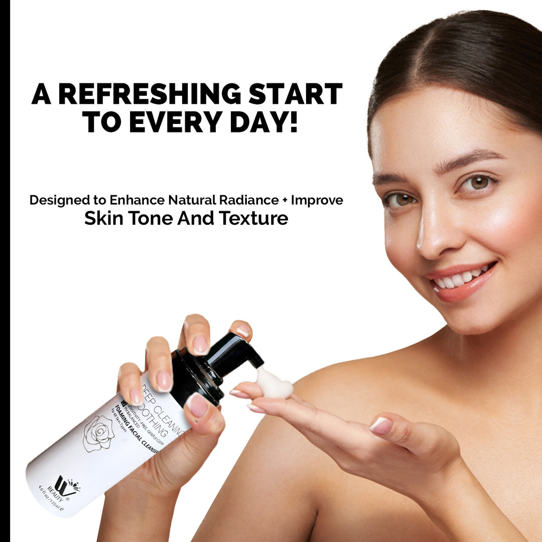 Foaming Facial Cleanser - 135ml | WBM Beauty