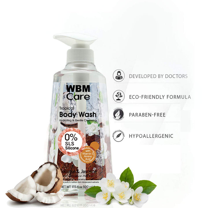 Anti Dandruff Shampoo + Shower Gel Each Pack 2 500ml | WBM Care