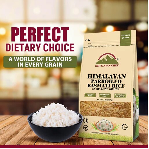Kainat Parboiled (Sella) Basmati Rice - 10 lbs (4500g) | Himalayan Chef