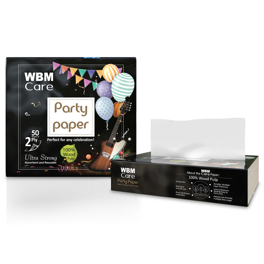 Party Paper (50 Sheets) - 2Ply | WBM Care