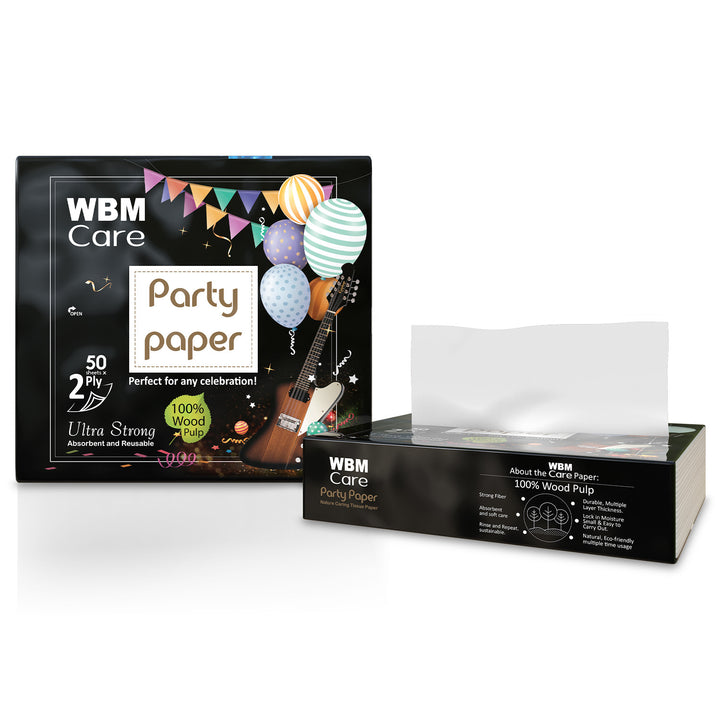 Party Paper (50 Sheets) - 2Ply | WBM Care