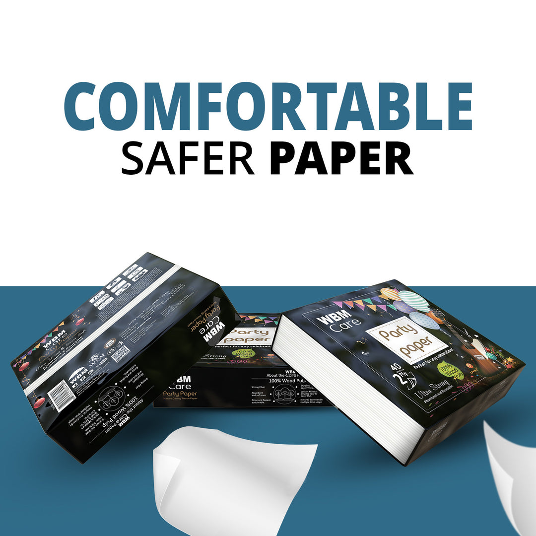 Party Paper (40 Sheets) - 2Ply | WBM Care