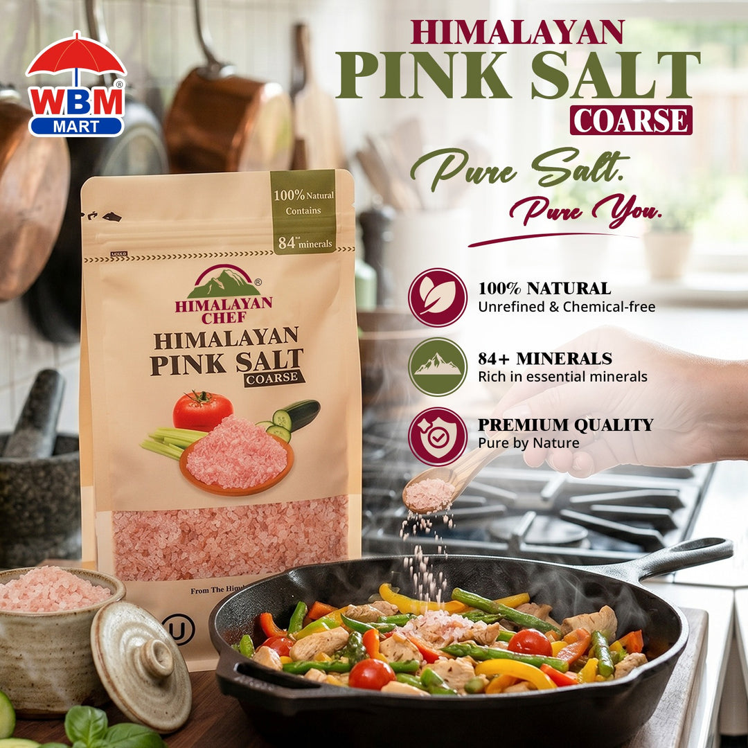 Pink Salt Coarse - 1 lbs (454g) | Himalayan Chef