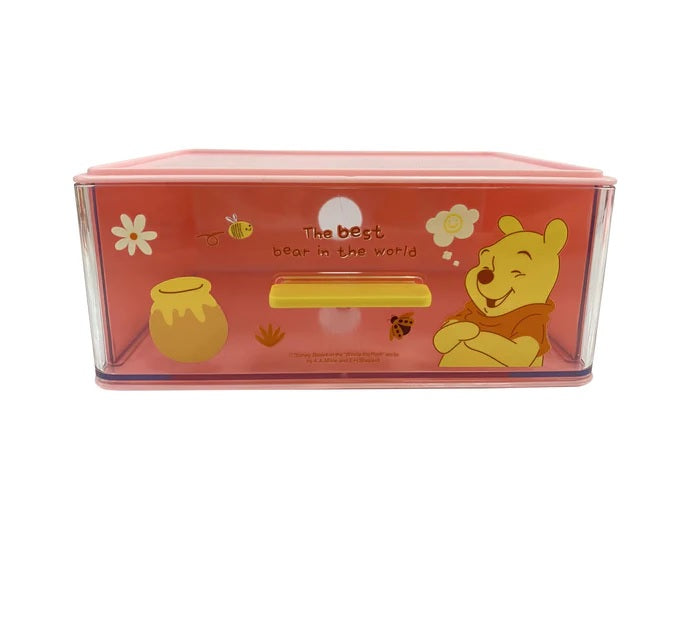 Disney Winnie the Pooh Dustproof Storage Drawer Organizer Box | WBM MART
