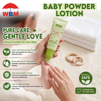 Baby Powder Lotion 80g | WBM Baby Care
