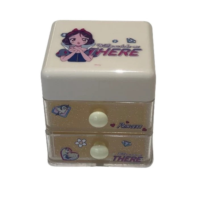 Disney Princess Flip Lid Storage Box Manga Collection Organizer | WBM MART