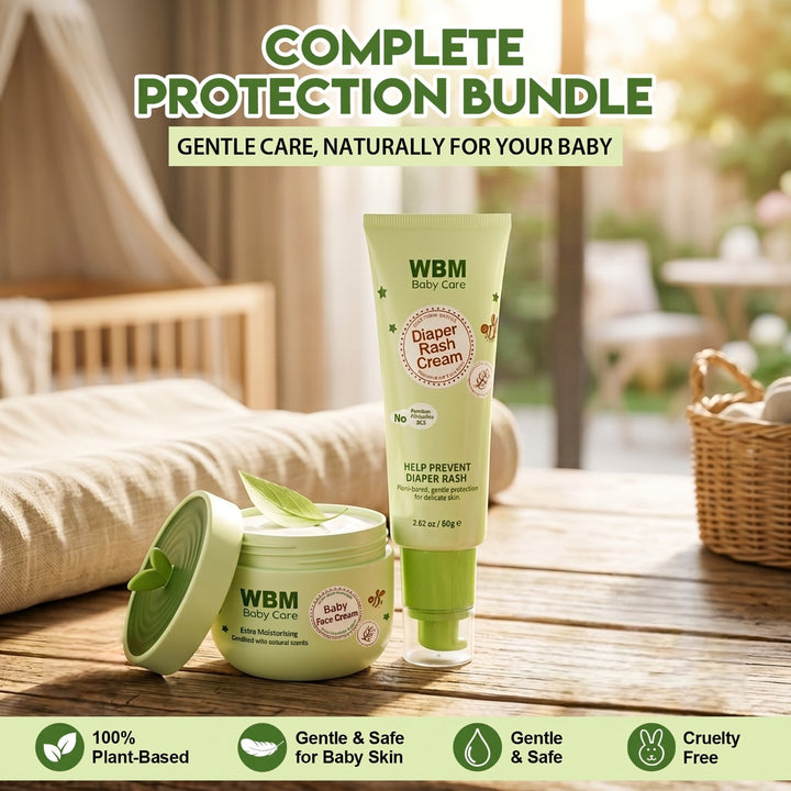 WBM Baby Protection Bundle – Rash Cream &amp; Face Care