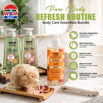 Pure Body Refresh Routine – Body Care Essentials Bundle | WBM MART