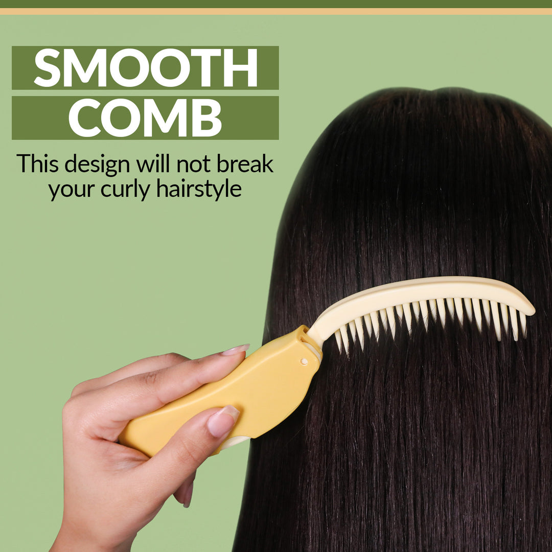 Portable Banana Hair Comb (Any Random Color) | WBM Care