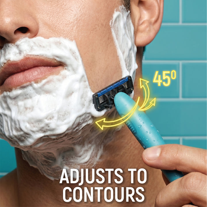 Five Blades Facial Razor with Extra Refill (Any Random Color) | WBM Men Care