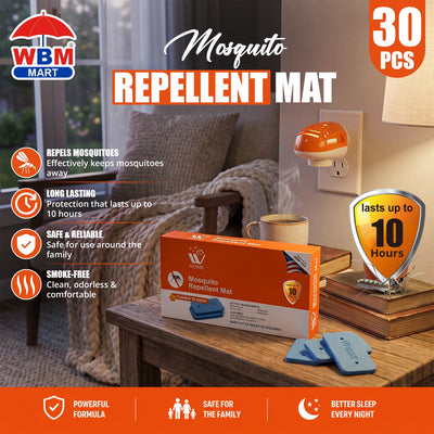 Mosquito Repellent Mat - 30 Pcs | WBM Home