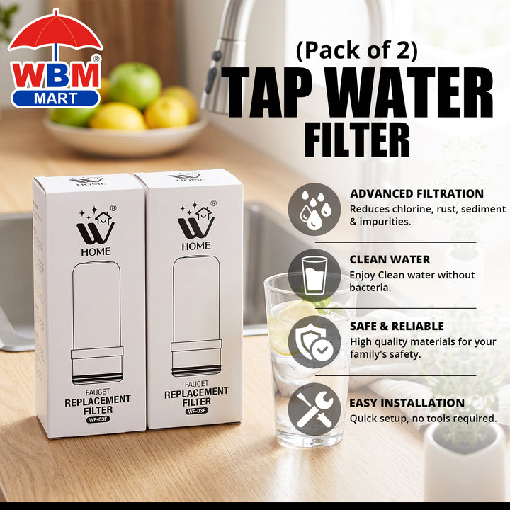 (Pack of 2)  Tap Water Filter | WBM Home