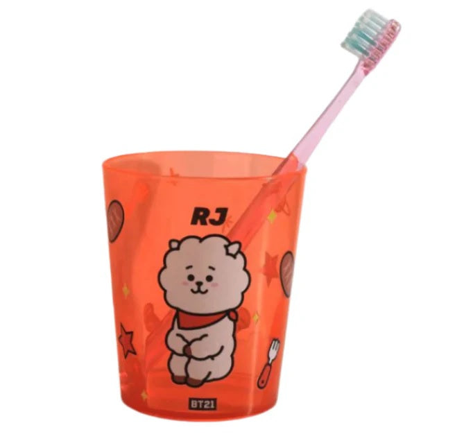 RJ Bathroom Cup – BT21 Themed Plastic Rinse Cup | WBM MART