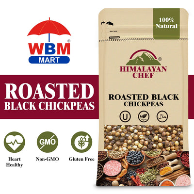 Roasted Black Chickpeas with shell - 1 lbs (454g) | Himalayan Chef