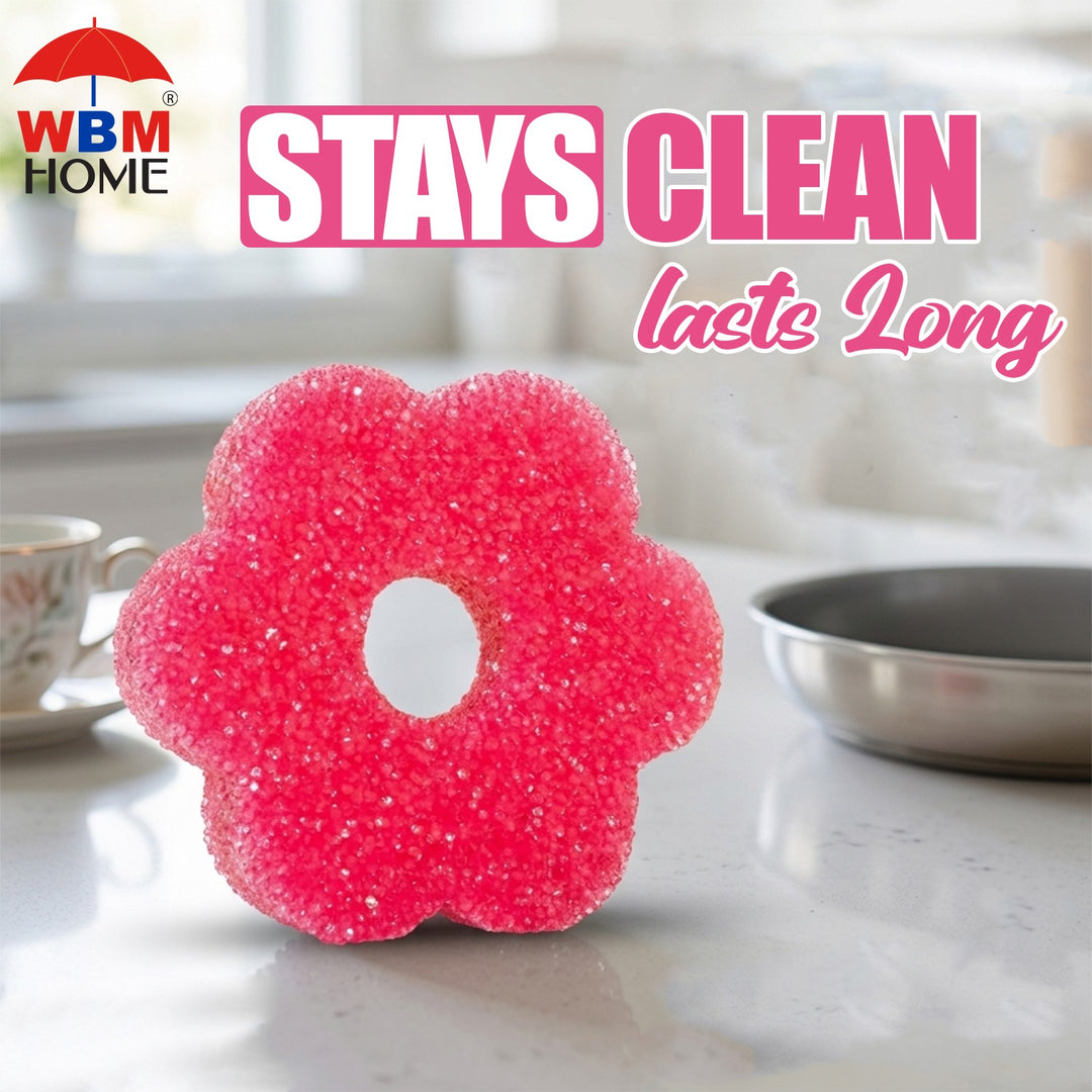 Non-Scratch Cleaning Scrubber - 1 Pcs | WBM Home
