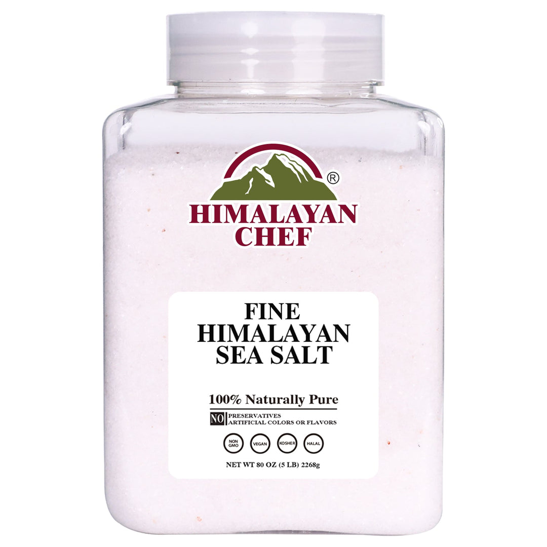 Sea Salt Fine Jar - 5 lbs (2268g) | Himalayan Chef