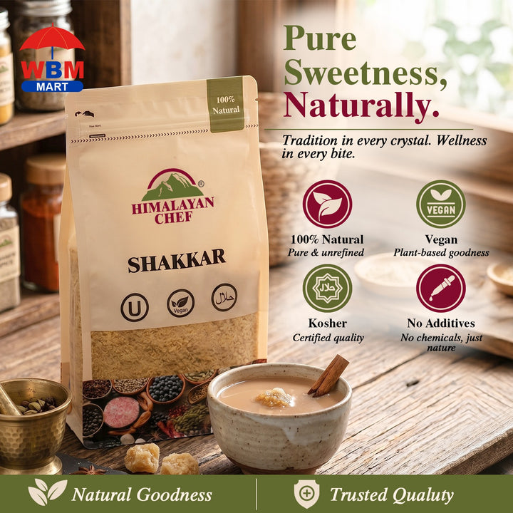 Jaggery Powder (Desi Shakkar) - 2 lbs (908g) | Himalayan Chef