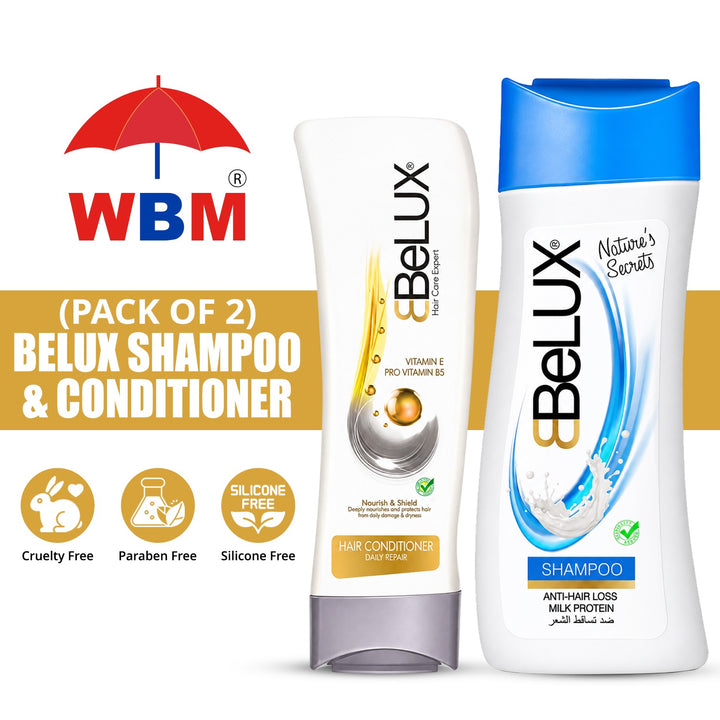 Anti Hair Loss Shampoo 400ml + Thick &amp; Strong Conditioner 700ml | Belux
