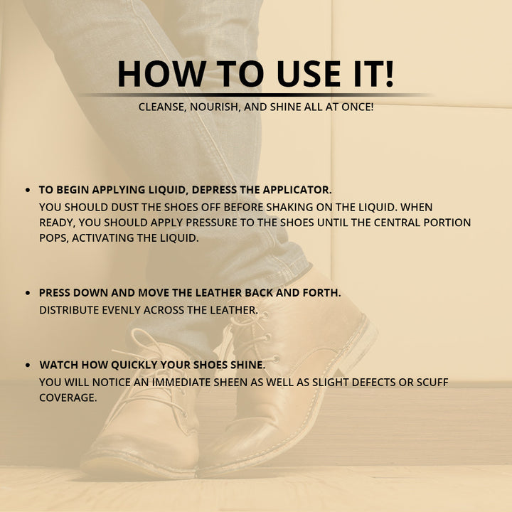 Liquid Shoe Polish Brown | 75ml - WBM Shoe Care