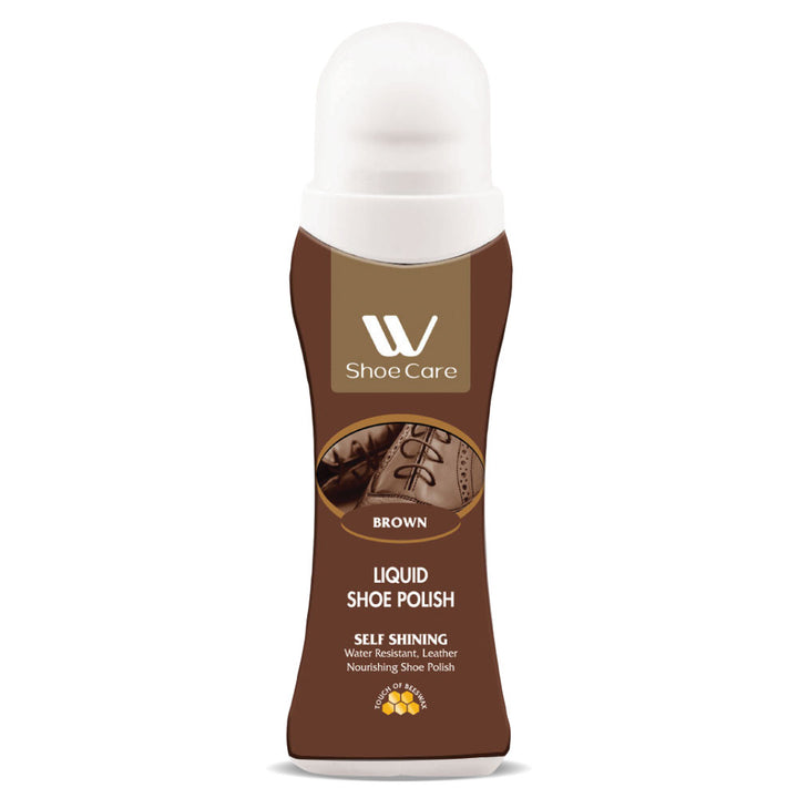 Liquid Shoe Polish Brown | 75ml - WBM Shoe Care