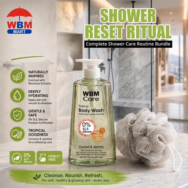 Shower Reset Ritual – Complete Shower Care Routine Bundle | WBM MART