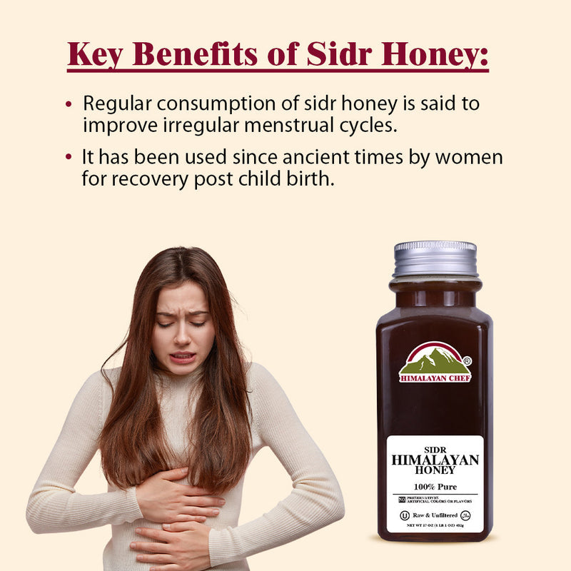 Sidr Honey - 2 lbs (960g) | Pack of 2 - Himalayan Chef