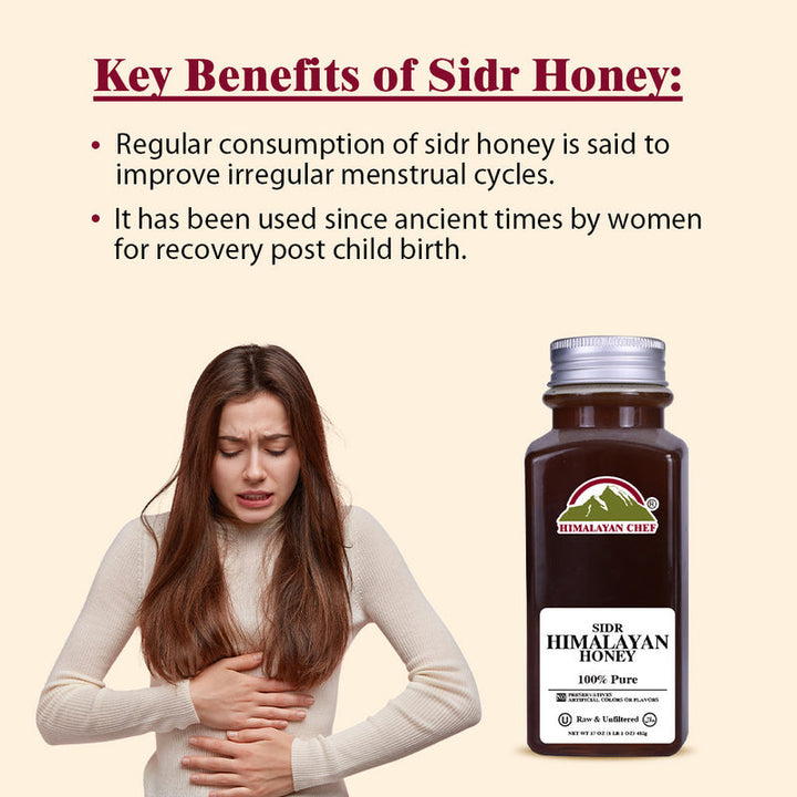 Sidr Honey - 2 lbs (960g) | Pack of 2 - Himalayan Chef