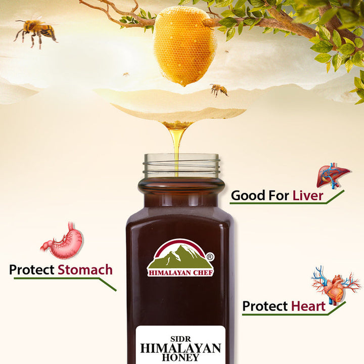 Sidr Honey - 2 lbs (960g) | Pack of 2 - Himalayan Chef