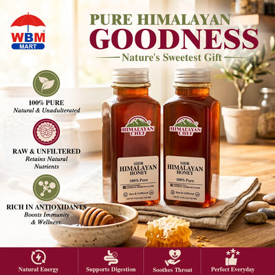 Gluten Free Sidr Honey - 2 lbs (960g) | Pack of 2 - Himalayan Chef