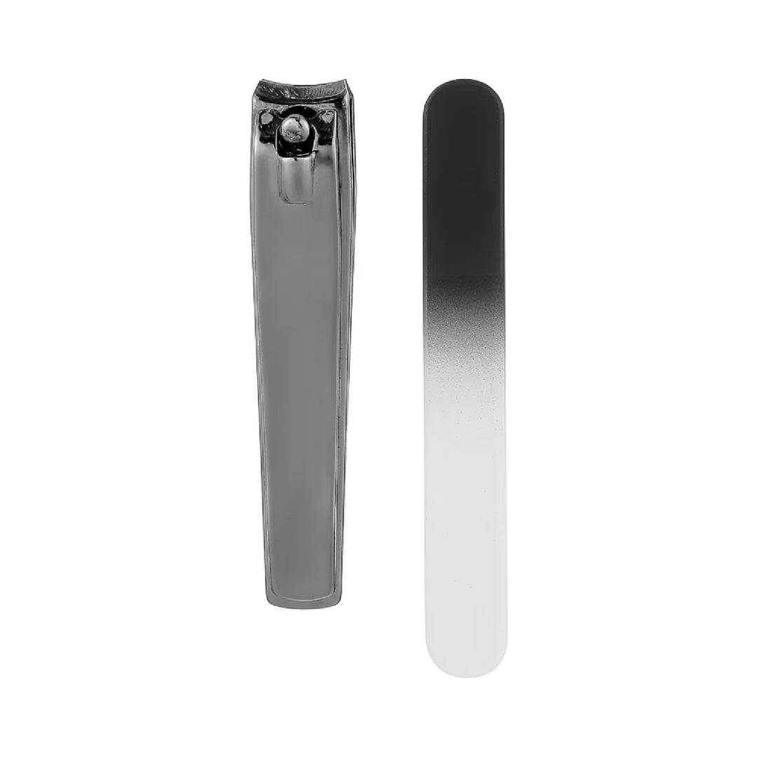Professional Manicure Kit (Nail Clipper &amp; Glass Nail File) | WBM MART