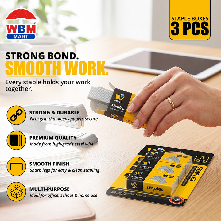 Staple Boxes - 3 Boxes | WBM World