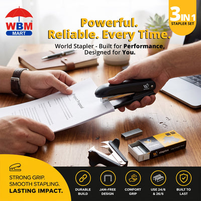 Stapler Set 3-in-1 | WBM World
