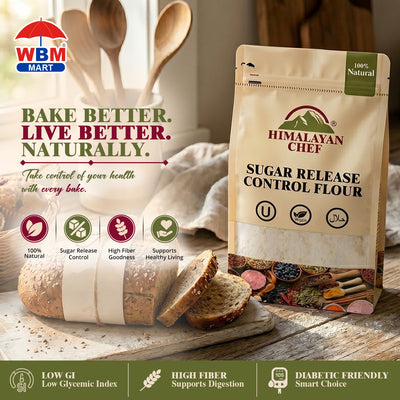 Sugar Control Flour (Atta) - 1.76 lbs (800g) | Himalayan Chef