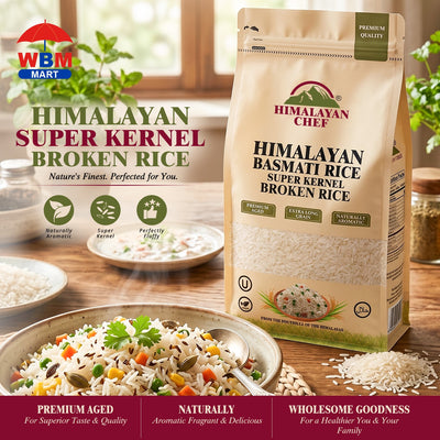 Super Kernel Basmati Broken Rice - 10 lbs (4500g) | Himalayan Chef